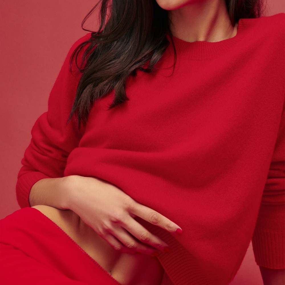 J.Crew vintage Red Sweater XL